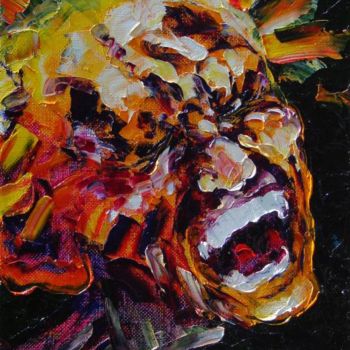 Painting titled "Боль (Автопортрет)" by Aleksandr Kandinskii Dae, Original Artwork, Oil