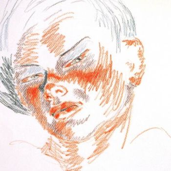 Drawing titled "Портрет № 5496" by Aleksandr Kandinskii Dae, Original Artwork