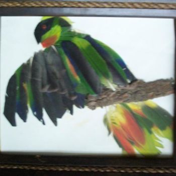 Artcraft με τίτλο "feathered friend" από Kane, Αυθεντικά έργα τέχνης