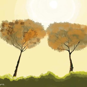 Digital Arts titled "trees together" by Kane, Original Artwork
