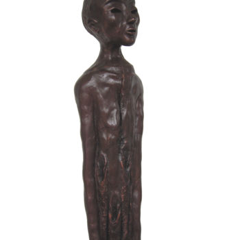 雕塑 标题为“obaasan” 由Kanel Brosi, 原创艺术品, 粘土