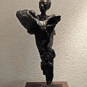 Sculpture titled "SAMBA DE BAHIA" by Kanel Brosi, Original Artwork, Wood