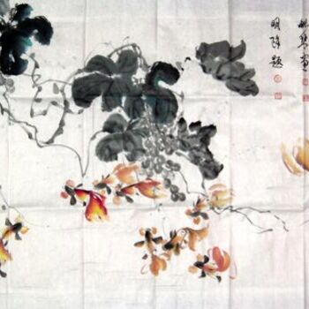 Schilderij getiteld "___23.jpg" door Minglong Chen, Origineel Kunstwerk