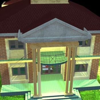 "Rendu villa 3D 8" başlıklı Resim Kangol Le Droïd tarafından, Orijinal sanat