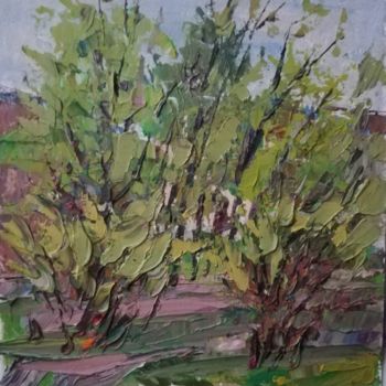 Pintura titulada "Весна. Одинарный ск…" por Mariia Kantorovich, Obra de arte original, Oleo
