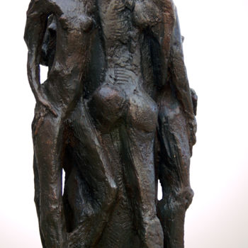 Sculpture intitulée "les-baigneuses-1-h5…" par Kaol, Œuvre d'art originale
