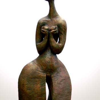 Sculpture titled "pomme-d-or" by Kaol, Original Artwork