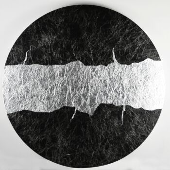 Peinture intitulée "Noir Lumière" par Kaouteur Souibgui, Œuvre d'art originale, Acrylique