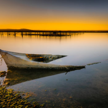 Fotografia zatytułowany „Couchant à Palavas-…” autorstwa Gerald Kapski, Oryginalna praca, Fotografia cyfrowa