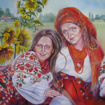 Painting titled "dream" by Lena Suslova, Original Artwork, Oil
