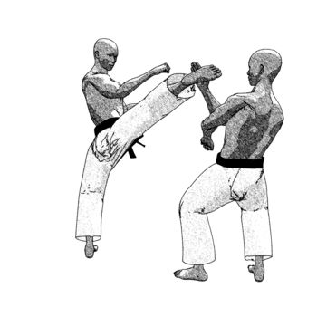 Arts numériques intitulée "Ryosho ryowan sokum…" par Karate Poster, Œuvre d'art originale, Travail numérique 2D