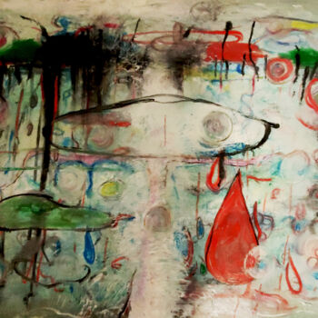 Peinture intitulée "emotion 1" par Karel Stoop, Œuvre d'art originale, Huile Monté sur Châssis en bois