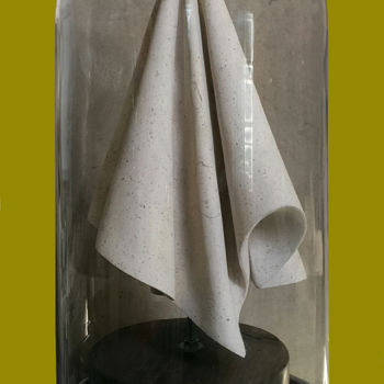 Sculpture intitulée "Tissu à l'air libre" par Karelle Boireau, Œuvre d'art originale