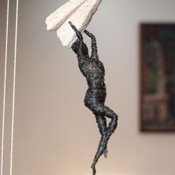 Skulptur mit dem Titel "Origami (50x15x10 1…" von Karen Axikyan, Original-Kunstwerk, Metalle