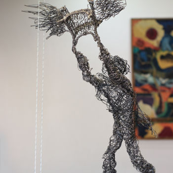 Rzeźba zatytułowany „Loss of a chair (65…” autorstwa Karen Axikyan, Oryginalna praca, Beton