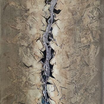 Pittura intitolato "Crack" da Karen Aydinyan, Opera d'arte originale, Acrilico