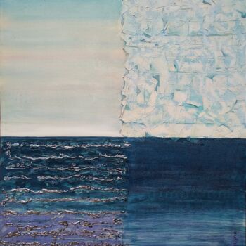 Pittura intitolato "Iceberg" da Karen Aydinyan, Opera d'arte originale, Acrilico