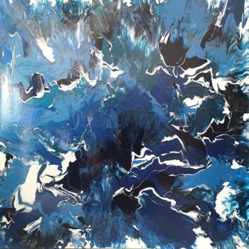 Pittura intitolato "Splash" da Karen Belbézier, Opera d'arte originale, Acrilico