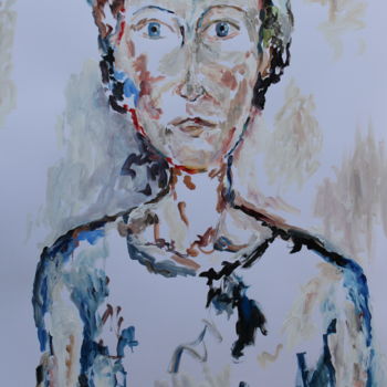 Pittura intitolato "Retour" da Karen Finkelstein, Opera d'arte originale, Acrilico