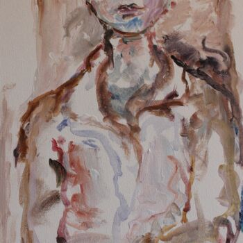 Painting titled "Tendresse" by Karen Finkelstein, Original Artwork, Acrylic