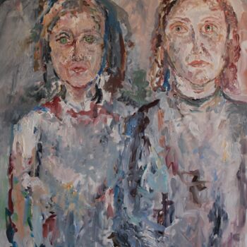 Peinture intitulée "Réplique" par Karen Finkelstein, Œuvre d'art originale, Huile