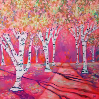 Картина под названием "In My Wildest Dreams" - Karen Rieger, Подлинное произведение искусства, Акрил Установлен на Деревянна…