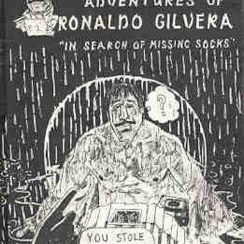 Drawing titled "Ronaldo comic #2" by Karen Wood, Original Artwork