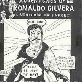 Drawing titled "Ronaldo comic#13" by Karen Wood, Original Artwork