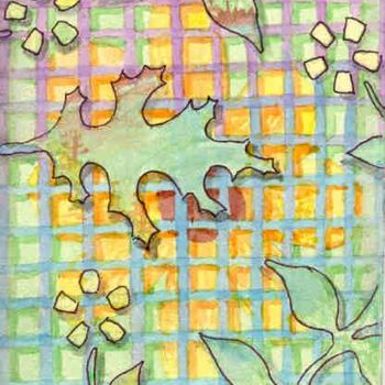 Drawing titled "Spring" by Karen Wood, Original Artwork