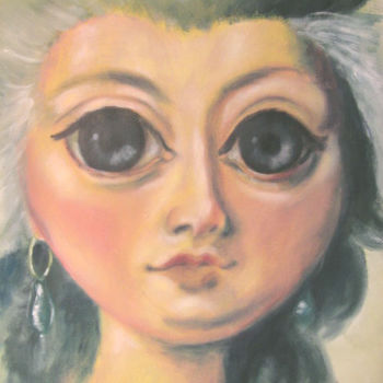 Painting titled "MARIE-ANTOINETTA (d…" by Karen Decoster, Original Artwork