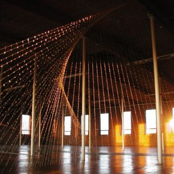 Ζωγραφική με τίτλο "LOOM, As Instrument…" από Karen Dolmanisth, Αυθεντικά έργα τέχνης