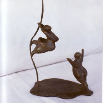 Rzeźba zatytułowany „La corde magique” autorstwa Karen M, Oryginalna praca