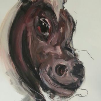 Peinture intitulée "Tagg" par Karen Thomas, Œuvre d'art originale, Acrylique