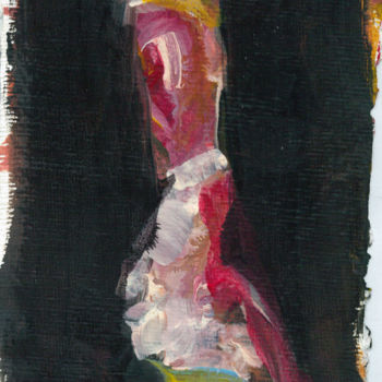Pittura intitolato "Grace rear window" da Karen Thomas, Opera d'arte originale, Acrilico