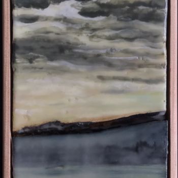 Pittura intitolato "heading home" da Kari Westphal, Opera d'arte originale, Encausti