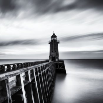 Fotografía titulada "A lighthouse at the…" por Karim Carella, Obra de arte original, Fotografía digital