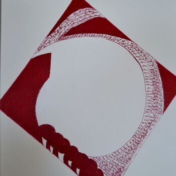 Printmaking titled "Aiib" by Karima Bensaad, Original Artwork, Etching