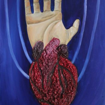 Pintura intitulada "Heart" por Karimart, Obras de arte originais, Outro
