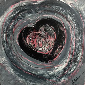 绘画 标题为“Heartbeat” 由Karin Amtmann (K. Amtmann), 原创艺术品, 丙烯
