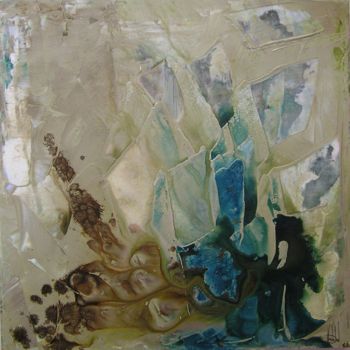 Картина под названием "Abstraction abyssal…" - Karin Delon, Подлинное произведение искусства