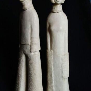 Sculpture titled "Amants" by Karin Germanier, Original Artwork