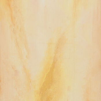 Painting titled "Abstrakt Gelb Creme" by Karin Sternberg, Original Artwork, Acrylic