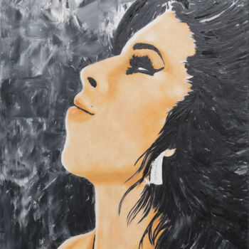 Malerei mit dem Titel "Amy" von Karin Sternberg, Original-Kunstwerk, Öl