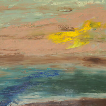 Pittura intitolato "Abstrakt 2023 03 23" da Karin Sternberg, Opera d'arte originale, Olio