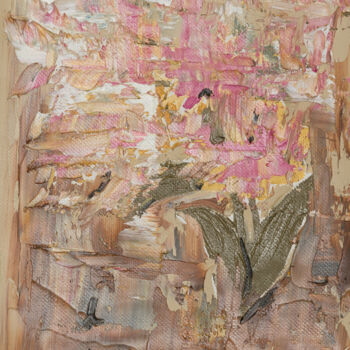 Malerei mit dem Titel "Blumen am Wegesrand" von Karin Sternberg, Original-Kunstwerk, Öl