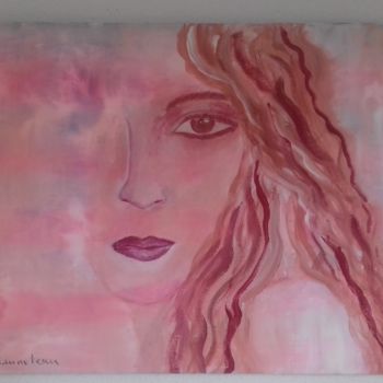 Painting titled "Femme" by Karina Bruneteau, Original Artwork, Acrylic