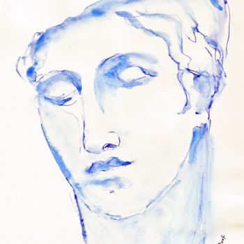 Drawing titled "Daphne" by Karina Plachetka, Original Artwork, Ink