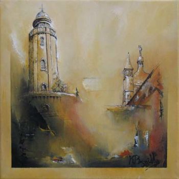 Painting titled "Bords_de_Garonne" by Karine Brailly, Original Artwork