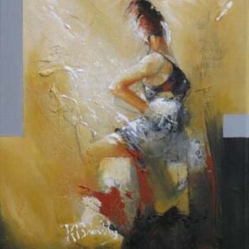 Painting titled "Ballet" by Karine Brailly, Original Artwork