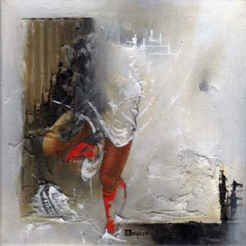Картина под названием "Passe à suivre" - Karine Brailly, Подлинное произведение искусства